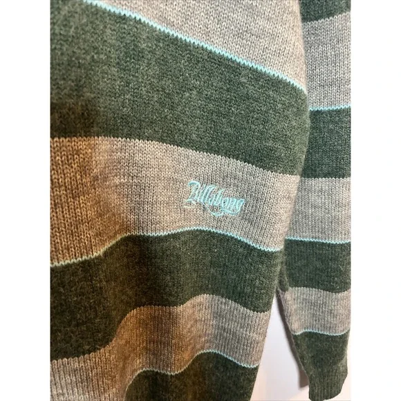 Billabong Mens Striped Knit‎ Sweater Crew Neck Pullover Jumper Casual Top - Picture 3 of 9